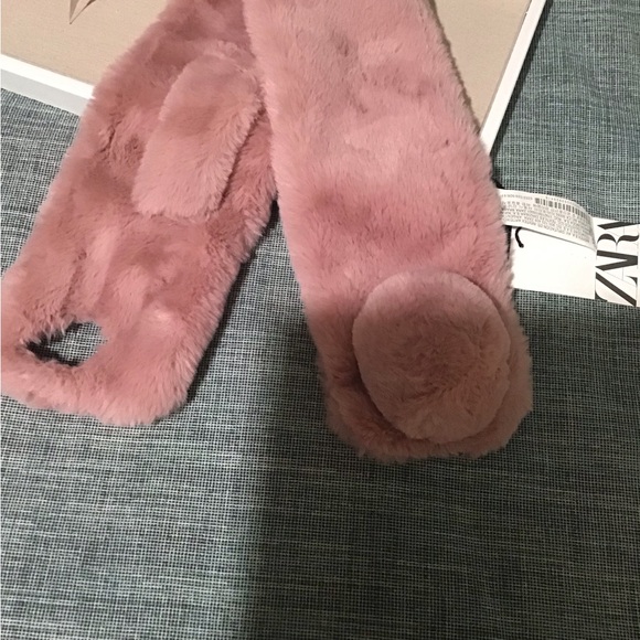ZARA ACCESSORIES Beautiful Blush Pink NECK Warmer.Brand New SEE ALL PICS.🤩🍄🌺 - Picture 7 of 10